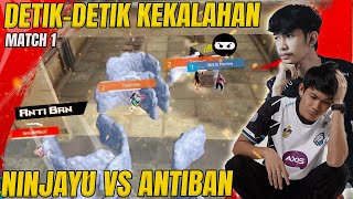 DetikDetik Awal Mula Kekalahan Ninjayu VS Antiban  Semua Di Mulai Dari Macth 1 [upl. by Aninad152]