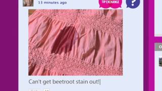 Vanish Tip Exchange  How to remove bolognese stains and beetroot stains from colours [upl. by Aiduan]