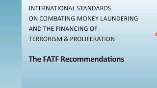 Forty Recommendations of FATF What is the FATF [upl. by Ikairik685]