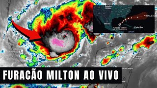 FURACÃO MILTON AO VIVO  Hurricane Milton Live [upl. by Yecam]