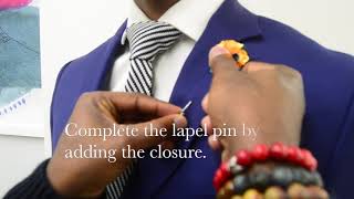 How to wear a lapel pin [upl. by Yelssew]