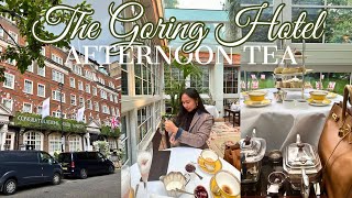 Afternoon Tea at The Goring Hotel☕️ for King Charles’ Coronation👑 Where to have afternoon tea series [upl. by Aidnis]