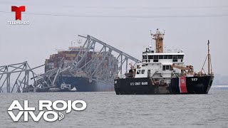 Reanudan la búsqueda de los trabajadores muertos al derrumbarse el puente en Baltimore [upl. by Hterrag]