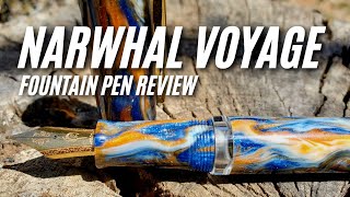 Narwhal Voyage Piston Filled Fountain Pen Review [upl. by Allimrac]