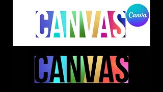 How to Create a Multicolor Text Effect in Canva  Easy Tutorial [upl. by Stout]