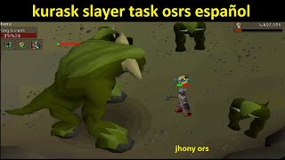 osrs kurask slayer task español [upl. by Acassej]