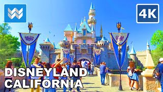 4K Disneyland Park California USA  Walking Tour amp Travel Guide [upl. by Ophelia136]