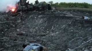 Journalist Bodies turned inside out at MH17 crash site [upl. by Berg967]