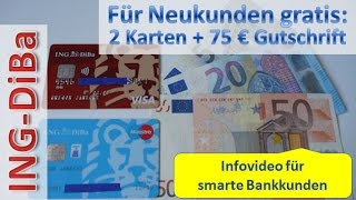 ING DiBa ⇒ Bargeld und Karten ⇐ Alles Wichtige in einem Video [upl. by Ahse831]