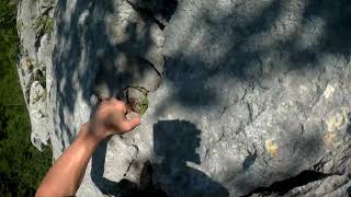 LEAD ROPE SOLO  Autosicura Arrampicata  Climbing solo  Dixieland VI [upl. by Isiad]