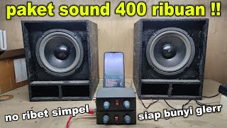 REVIEW PAKET SOUND MINIATUR 400 RIBUAN SIAP BUNYI suara mantab [upl. by Nylecyoj]