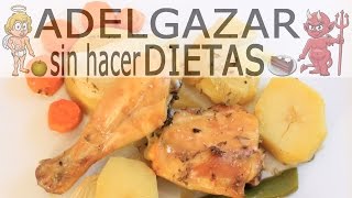 POLLO A LA CERVEZA AL HORNO  ADELGAZAR SIN HACER DIETAS [upl. by Lotsirhc216]