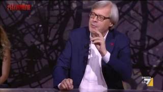 Vittorio Sgarbi vs Bianca Berlinguer e Corrado Formigli Dove ca vivete Cornuto [upl. by Gonzales454]