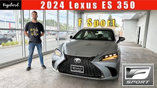 The slightly redesigned F Sport 2024 Lexus ES 350 [upl. by Matlick858]