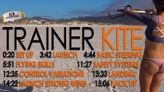 How to fly a kite detailed guide to small 2line power kites  trainer kites [upl. by Einnaej]