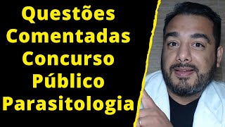 1 Questões Comentadas de Concurso Público Análises Clínicas  Parasitologia  Amebíase  Biomédico [upl. by Ylus939]