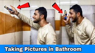 Taking Pictures in Bathroom Prank  Part 2  Prakash Peswani Prank [upl. by Amby]