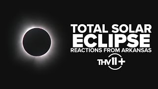 The 2024 total solar eclipse as seen from Arkansas  THV11 [upl. by Elleret]