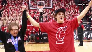 Olympic Medal Winner Nick Goepper and His Grandmother at UCMemphis Game [upl. by Bunns]