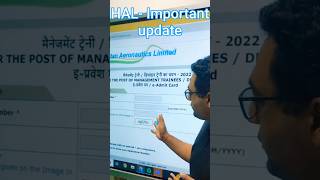 HAL Admit Card 2023  HAL Exam Latest Updates🔥 byjusgate haladmitcard [upl. by Ayiotal]