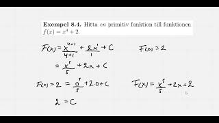 81 Primitiva funktioner [upl. by Atalaya880]