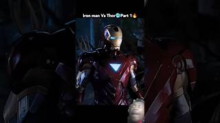 A God Vs Man 😱 Tony Stark Vs Thor odinson fight scene 🔥🥶 Part 1 🔥 shorts ytshorts marvel [upl. by Yaja]