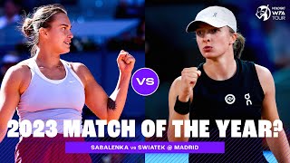 FULL MATCH  Iga Swiatek vs Aryna Sabalenka  2023 Madrid Final [upl. by Christabella]