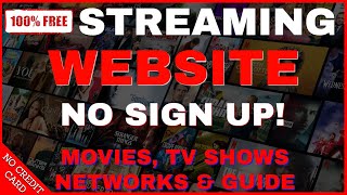 Unbelievable FREE STREAMING WEBSITE  No Sign Up Required UNLIMITED Access For FREE [upl. by Jobye]