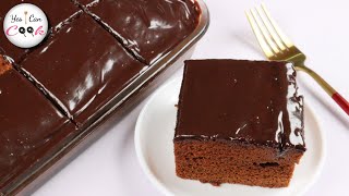 Easy Chocolate Cake amp Chocolate Ganache Recipe by YES I CAN COOK [upl. by Dong]