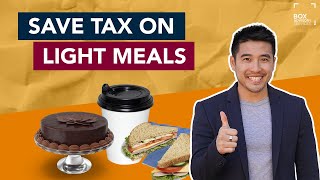 Tax Deductible Food and Drink Expenses Pay Less Taxes LEGALLY [upl. by Xylia]