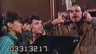 The Debarge family singing in the studio  RARE footage 1983 [upl. by Schroth]