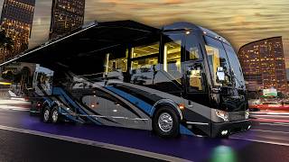 Touring a Brand New 21 Mil Prevost Emerald Luxury Coach [upl. by Otsirc]