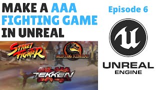 Episode 6 Completing the Hit boxes  Create a fighting game in Unreal 4 amp 5 [upl. by Wing]