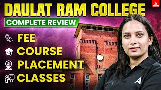 All about Daulat Ram College Delhi  Fees  Placements  Courses  DU Admissions 2024✅ [upl. by Aleac646]