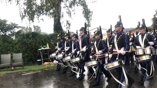 De strijders van Pasveer in de gietende regen tijdens afgelaste middagcorso Vollenhove 2023 [upl. by Emerald]