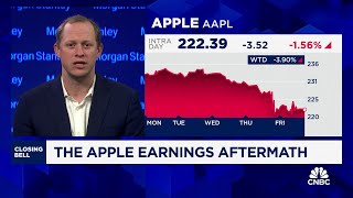 Apples stock will be rangebound through yearend says Morgan Stanleys Erik Woodring [upl. by Fifine503]