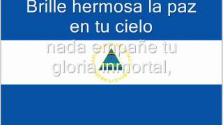 Hymne national du Nicaragua  Himno nacional de Nicaragua [upl. by Ainerol]