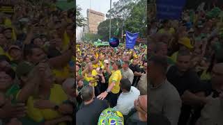 BOLSONARO NA PAULISTA  7 DE SETEMBRO bolsonaro 7desetembro [upl. by Aneryc]