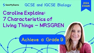 MRSGREN  7 Characteristics of Life  GCSE Biology 91 IGCSE Biology Revision 202425 [upl. by Trovillion]