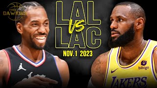 Los Angeles Lakers vs Los Angeles Clippers Full Game Highlights  Nov 1 2023  FreeDawkins [upl. by Oecile763]