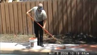 How to Apply Decorative Concrete Coating [upl. by Ennovihc447]