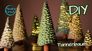 Weihnachtsdeko selber machen  Tannenbaum basteln  DIY Weihnachtsbaum [upl. by Iden]