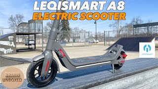 Leqismart A8 Electric Scooter  Full Review [upl. by Sevy54]