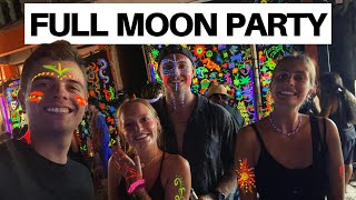 Die berühmte FULL MOON PARTY auf Koh Phangan  Thailand Vlog 🇹🇭 [upl. by Aened723]