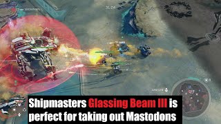 Shipmasters Glassing Beam destroys Jeromes Mastodons while my Scarab takes on bases [upl. by Rollo]