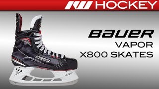 2017 Bauer Vapor X800 Skate Review [upl. by Mellisent708]