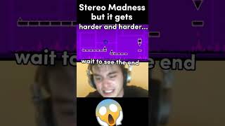 Stereo Madness but From Easy To Impossible Difficulty Geometry Dash 22 [upl. by Eniaj]