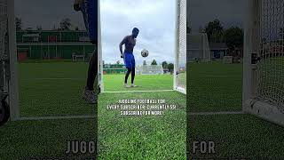 Juggling football for every subscriber Subscribe for more [upl. by Jarnagin833]