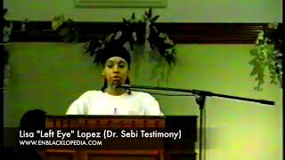 Dr Sebi Healing Testimony From Singer Lisa quotLeft Eyequot Lopez wwwenblacklopediacom [upl. by Marji]