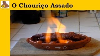 O chouriço assado receita fácil é rapida HD [upl. by Arihay]